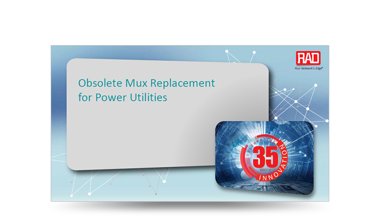 TDM Mux Replacement for Power Utilities