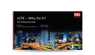 vCPE –Why Do It?