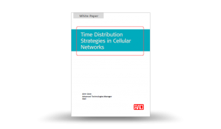 Time Distribution Strategies in Cellular Networks