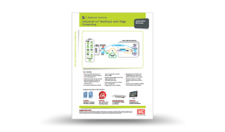 Industrial IoT Backhaul with Edge Computing